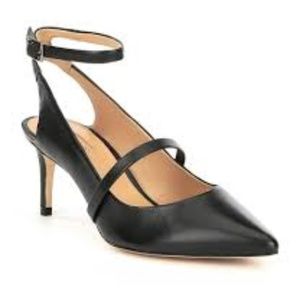 Antonio Melani LEESAN Ankle Strap Black Pumps 8M